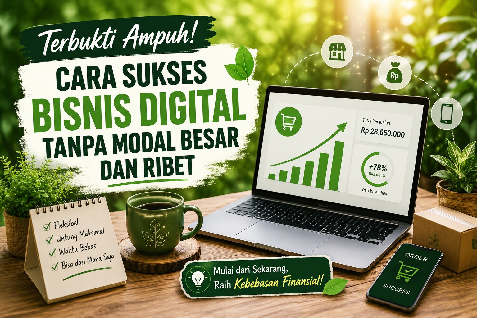Bisnis Digital Tanpa Modal untuk Pemula yang Ingin Memulai Usaha Modern Secara Efektif