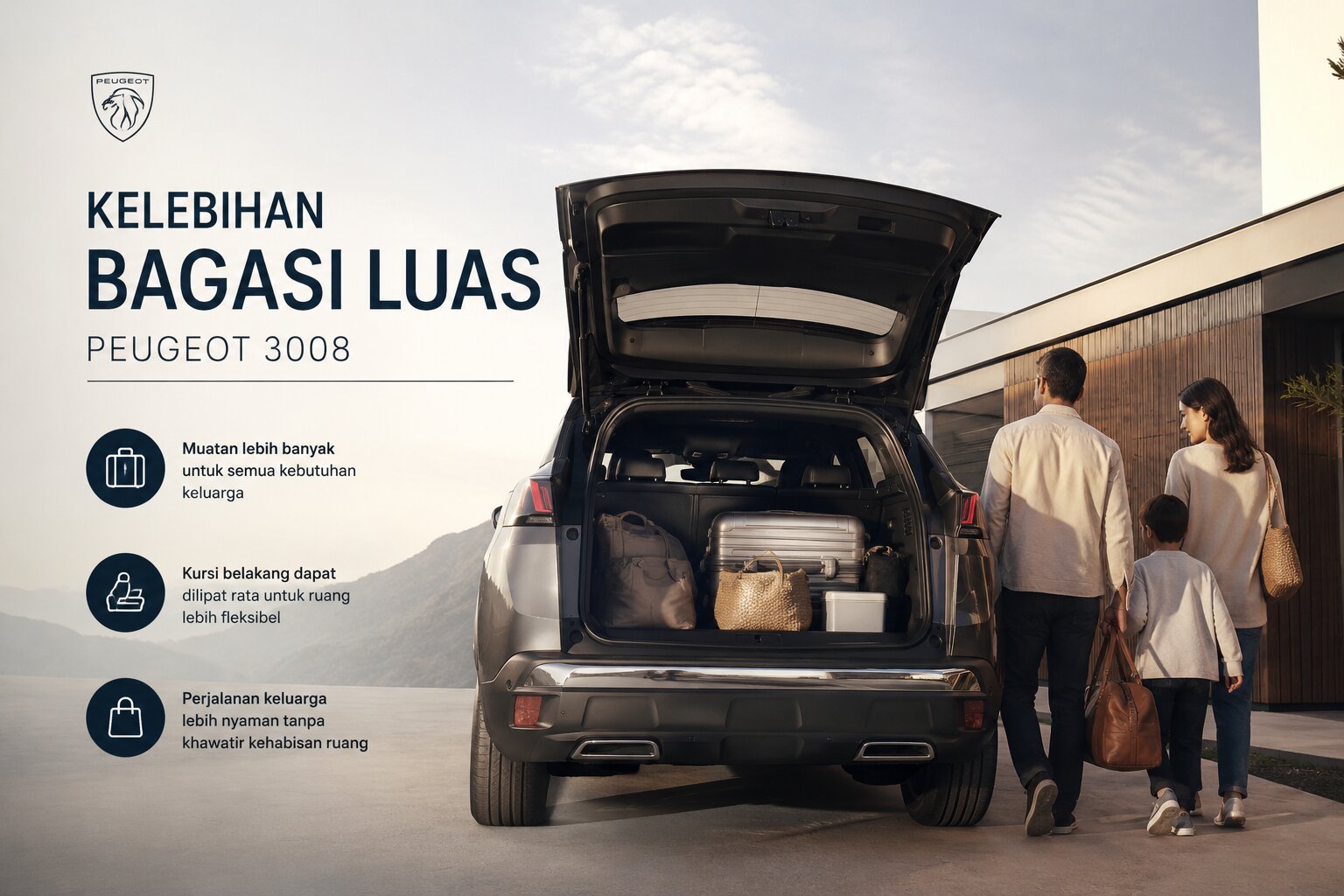 Kapasitas Bagasi Peugeot 3008 untuk Perjalanan Jauh dan Dinamika Kebutuhan Keluarga Modern